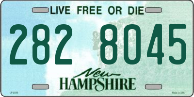 NH license plate 2828045
