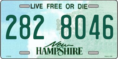 NH license plate 2828046