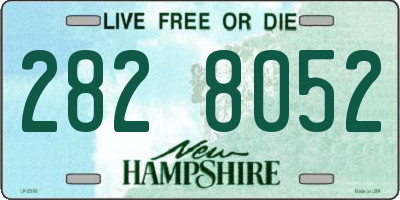 NH license plate 2828052