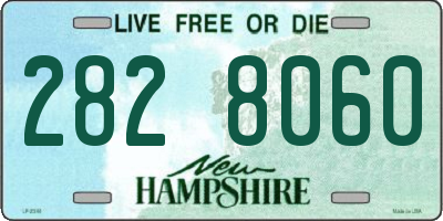 NH license plate 2828060