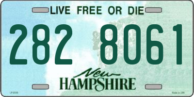 NH license plate 2828061