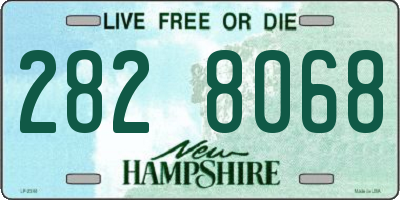 NH license plate 2828068