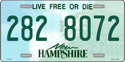 NH license plate 2828072