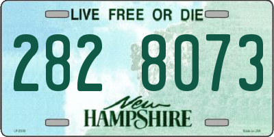 NH license plate 2828073