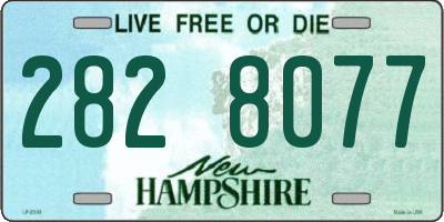 NH license plate 2828077