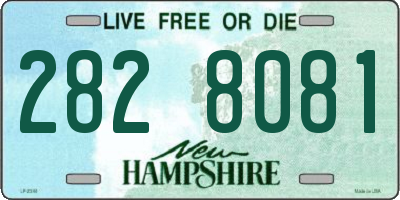 NH license plate 2828081