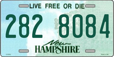 NH license plate 2828084
