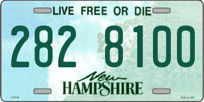 NH license plate 2828100