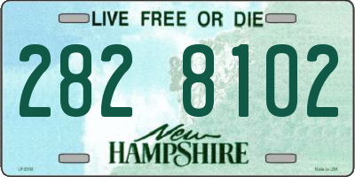 NH license plate 2828102