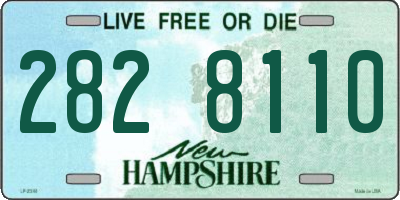 NH license plate 2828110