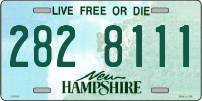 NH license plate 2828111
