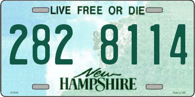 NH license plate 2828114