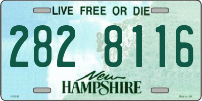 NH license plate 2828116