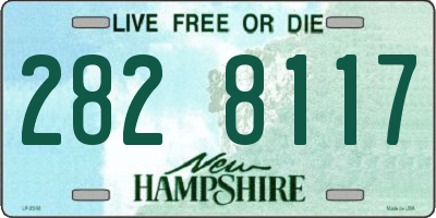 NH license plate 2828117