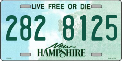 NH license plate 2828125