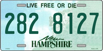 NH license plate 2828127