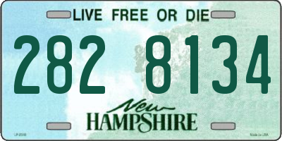 NH license plate 2828134