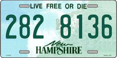 NH license plate 2828136
