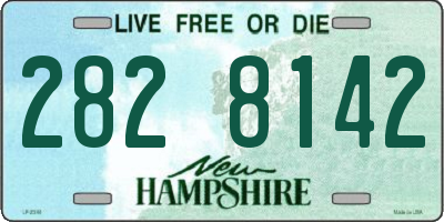 NH license plate 2828142