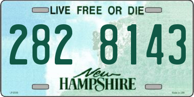 NH license plate 2828143