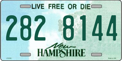 NH license plate 2828144