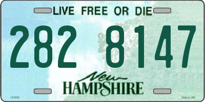 NH license plate 2828147