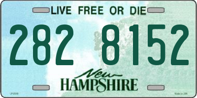 NH license plate 2828152