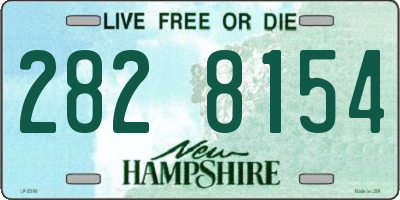 NH license plate 2828154