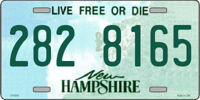 NH license plate 2828165