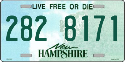 NH license plate 2828171