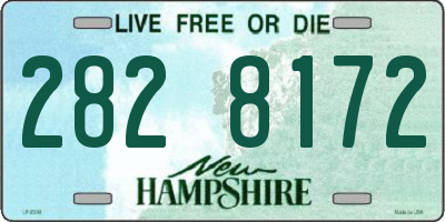 NH license plate 2828172