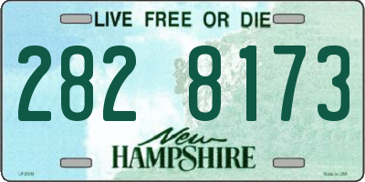 NH license plate 2828173