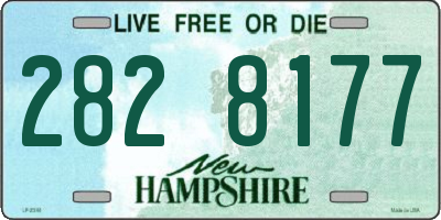 NH license plate 2828177