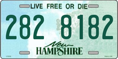NH license plate 2828182