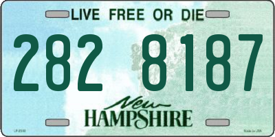 NH license plate 2828187
