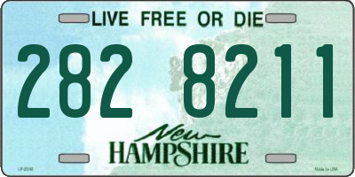 NH license plate 2828211