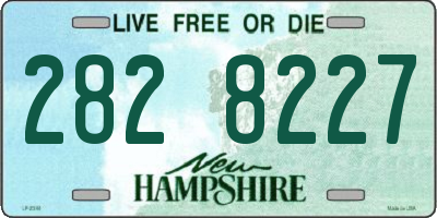 NH license plate 2828227