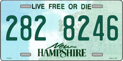 NH license plate 2828246