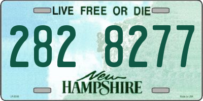 NH license plate 2828277