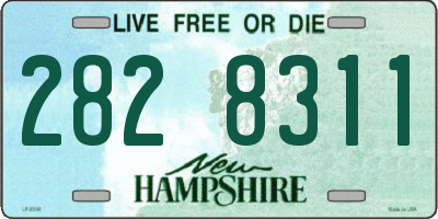 NH license plate 2828311