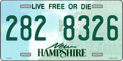 NH license plate 2828326