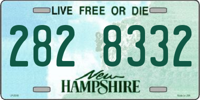 NH license plate 2828332