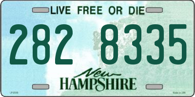 NH license plate 2828335