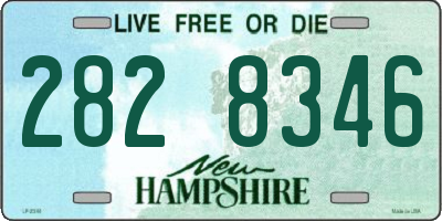 NH license plate 2828346
