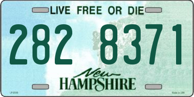 NH license plate 2828371