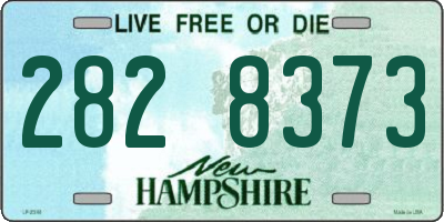 NH license plate 2828373