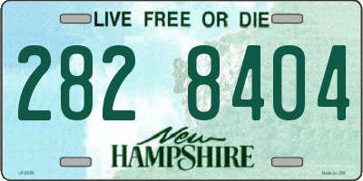 NH license plate 2828404