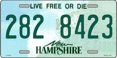 NH license plate 2828423