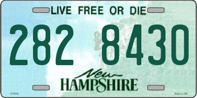 NH license plate 2828430