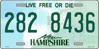 NH license plate 2828436